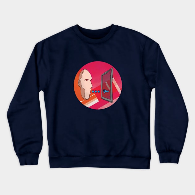 COMPUTER TALK Crewneck Sweatshirt by CliffordHayes